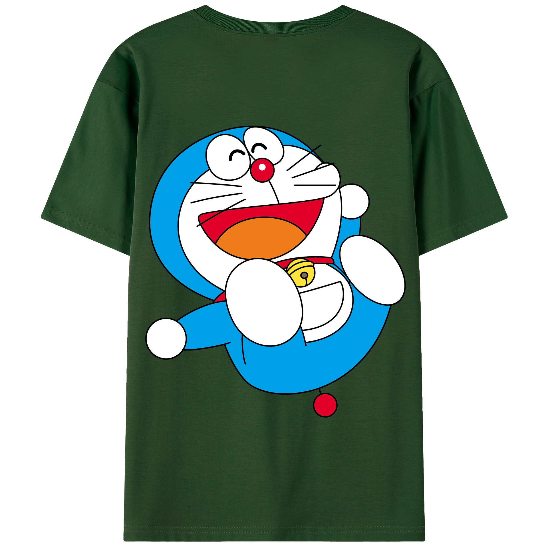 （画像用） ドラえもん Doraemon 綿100％半袖Tシャツ（背面プリント）